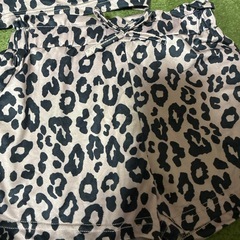 ヒョウ柄セットアップ8y 120の画像