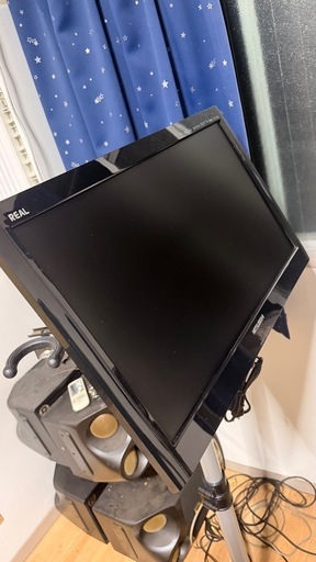 MITSUBISHI REAL モニター＋スタンドセット（カラオケ用・動作確認済み）
