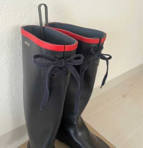 極美品AIGLEエーグルレインブーツ