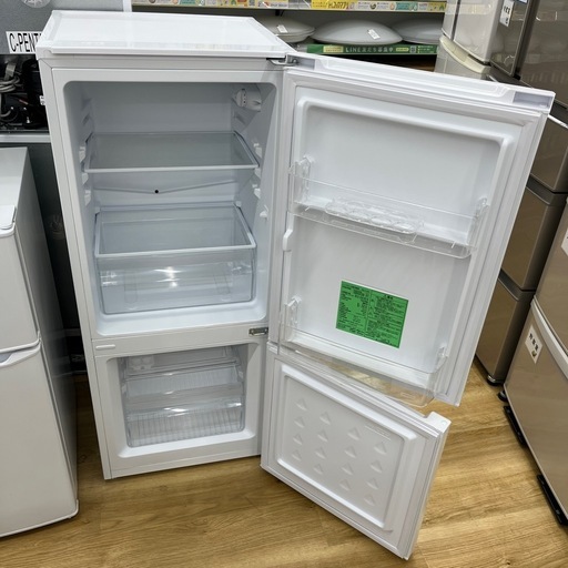 YAMADA ヤマダ ノンフロン冷凍冷蔵庫 2ドア冷蔵庫 YRZ-C12H1 2022年製 定格内容積117kg 冷蔵庫 のご紹介です！