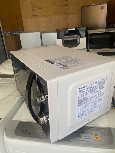2022年式 
電子レンジ ER-WM17-W ホワイト [17L /50/60Hz]  サビありあり