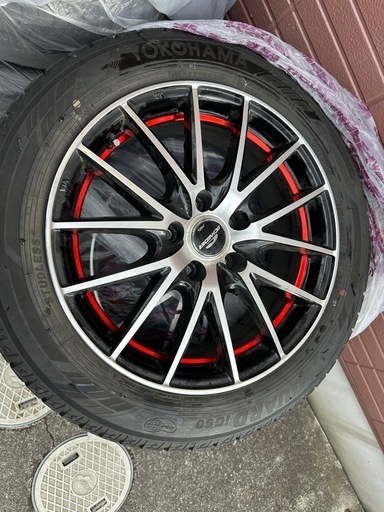 195/60R17 スタッドレス 室内保管 社外アルミ4本