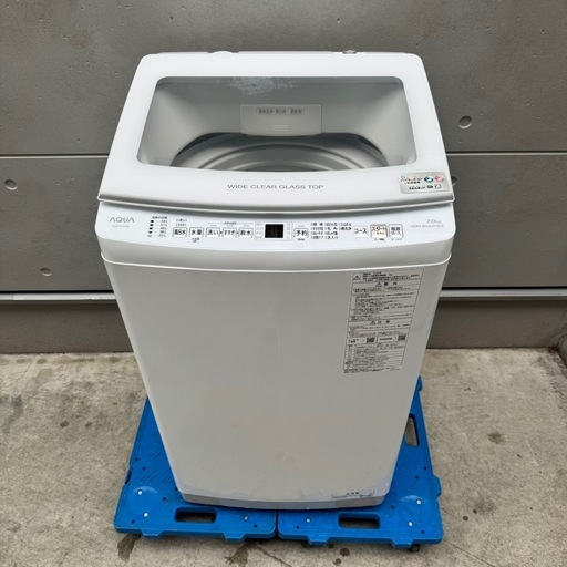 ID:667372  全自動洗濯機７ｋ（インバーター）　アクア　２０２５年製 566⭐️2022年製美品☆アクア洗濯機7KG インバーター一人暮らし (家電