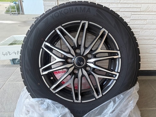 195/65R15 91Q YOKOHAMA iceGUARD7 IG70 冬 スタッドレスタイヤ+タイヤチェーン