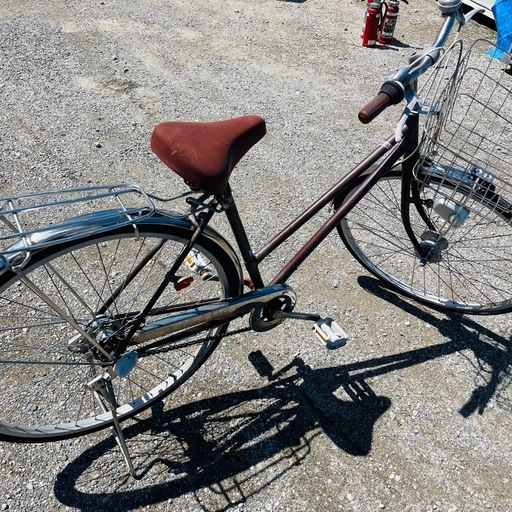 放【交通に便利！どこへでも！】自転車ブラウン