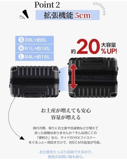 スーツケース キャリーケース 20インチ 機内持ち込み可　Sサイズ