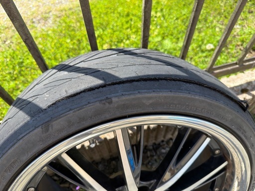 19インチ 社外ホイール 4本セット 225/35R19付き（タイヤ交換前提）