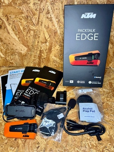 新品未使用！激レアKTMエディション Cardo PACKTALKEDGEパックトークエッジ DukeRCAdventureSMC