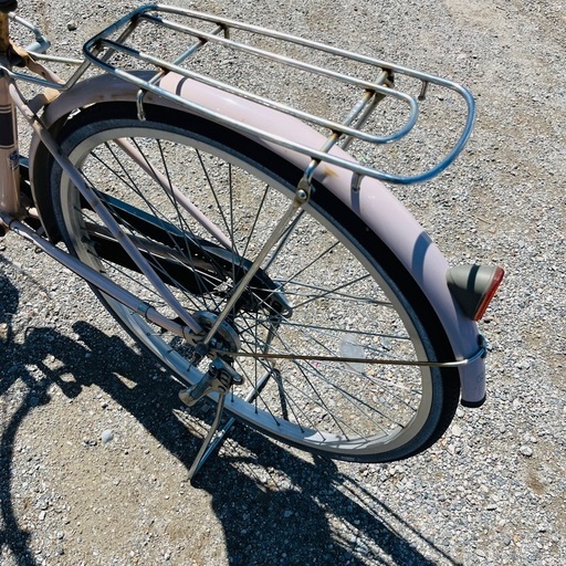 放【どこへでもスイスイと！】自転車ピンク 26インチ