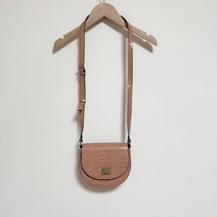 ZARA｜クロコダイル風型押しショルダーバッグの画像