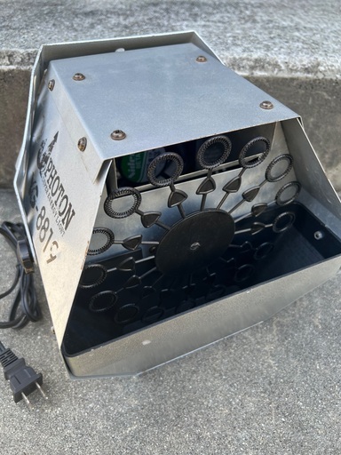電動シャボン玉マシン 電動しゃぼん玉製造機 交換用ホイール付き