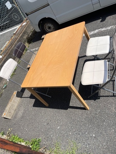 配送可能 4人掛けダイニングセット