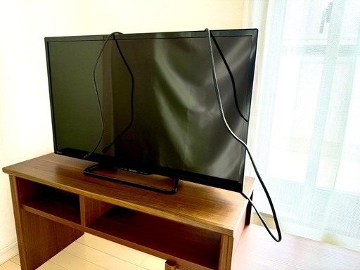 テレビ台（伸縮型）ブラウン
