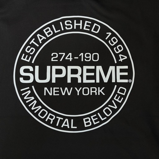 新品 supreme Immortal Hooded Sweatshirt 黒