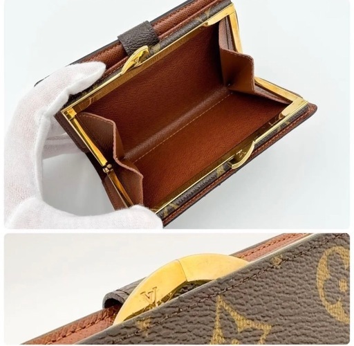 LOUIS VUITTON ルイヴィトン モノグラム ポルトフォイユ ヴィエノワ 二つ折りがま口財布 コンパクト財布