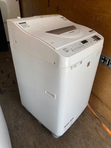 NO C31?福岡市内配送設置無料✨?洗濯乾燥機 シャープ 一人暮らし 洗5.5kg・乾3.5kg 2019年