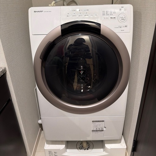 今日で掲載終了70%off【使用1年未満の美品】SHARP ドラム式洗濯機　ES-S7K