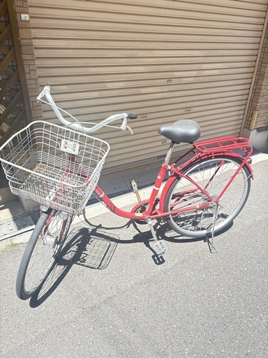 オートライト付　　通勤通学　ママチャリ　自転車