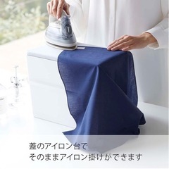 山崎実業　アイロン掛けできる　アイロン収納ケースの画像