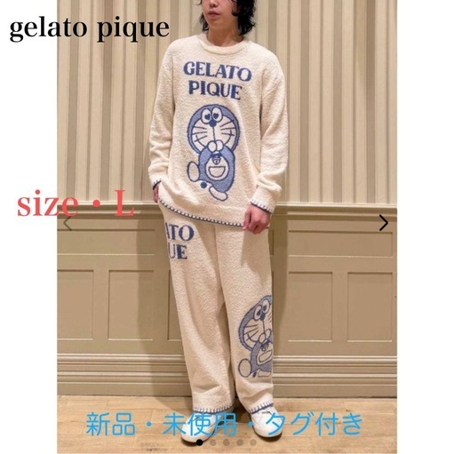 【ドラえもん】【メンズ】ベビモコジャガードプルオーバー・ロングパンツ