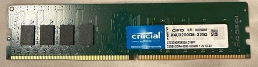 パソコン DDR4-3200-32GB