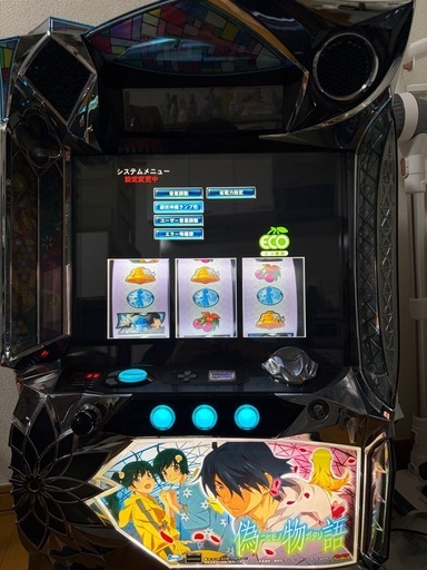 【引き取り
限定】パチスロ実機　偽物語A＋ART機　コイン不要機付き