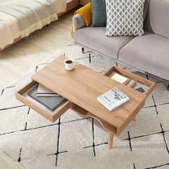 LOWYA ローテーブル 木の画像