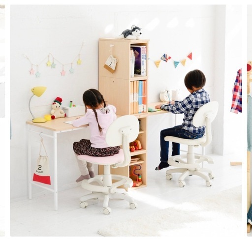 【最終お値下げ】学習机 幅95cm 高さ調節可能　コンパクト つくえ 机 勉強机 デスク  子供 木製デスク リビング 学習 キッズ 家具 収納付 シンプル 大人 おしゃれ