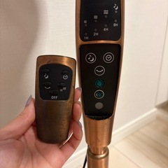 おしゃれなメタル扇風機ブロンズ　ドウシシャ リモコン付 の画像