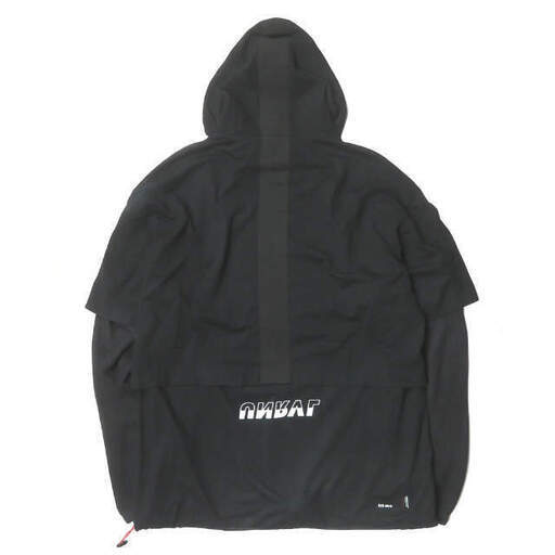 UNRAVEL PROJECT アンレーベルプロジェクト JERSEY DRAWSTRING HOODIE ワッフルレイヤード ドロー