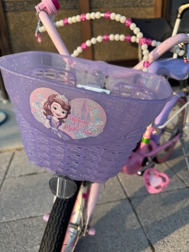 自転車　ディズニー　プリンセス　　ソフィア