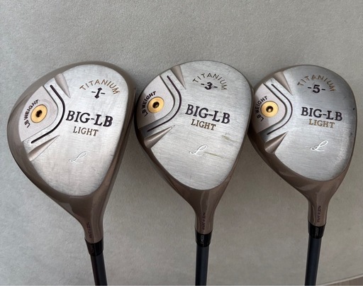 HONMA＊ゴルフクラブ3本セット＊ヘッドカバー付き
