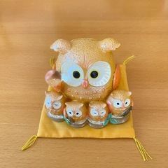 　フクロウ貯金箱の画像