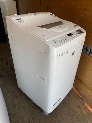 NO C31?福岡市内配送設置無料✨?洗濯乾燥機 シャープ 一人暮らし 洗5.5kg・乾3.5kg 2019年