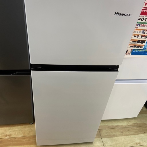 ハイセンス124L冷凍冷蔵庫【リサイクルフカツ岡崎倉庫店】20260417YK-4