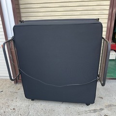 ニトリ電動ベッド セレサ3 ポケットコイル 電動折りたたみベッド シングルサイズ ブラック リクライニングベッド 介護用ベッドの画像