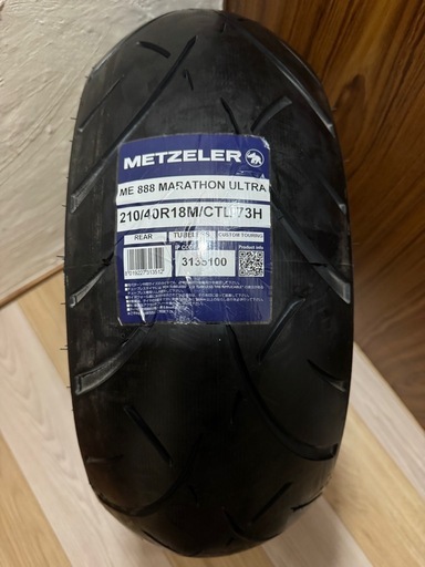 終了間際！ジモティー限定短時間赤字セール！ ME888 MARATHON ULTRA  210/40 R 18 M/C 73H  バイクタイヤ
