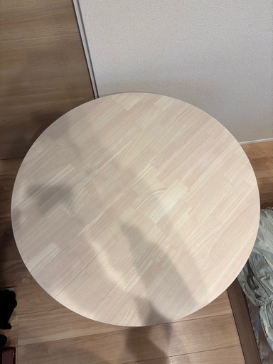 丸テーブル 90cm ダイニングテーブル ラウンドテーブル 円形テーブル シンプル ナチュラル 二人用 コンパクト