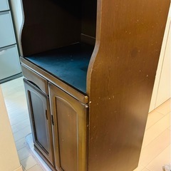 小泉産業　コンセント付き家具　炊飯器　電子レンジの画像