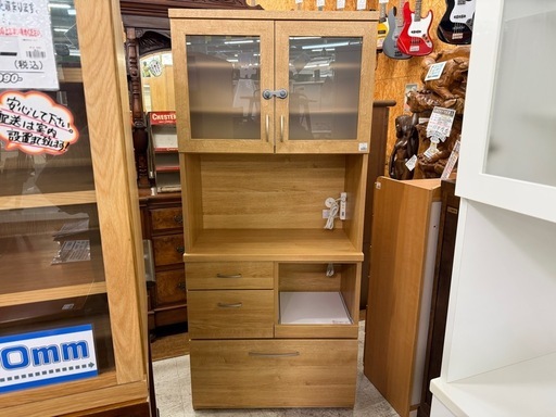 【愛品館 江戸川店 】NITORI 2枚スイング扉 キッチンボード コパン80（ニトリ）