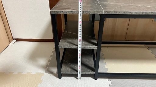 センターテーブル 棚付き