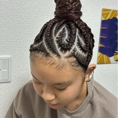 だんじり編み込みの画像