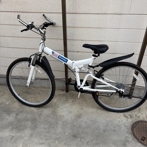 SIMMS 折りたたみ自転車ジャンク品 (むぎ) 前橋の折りたたみ自転車の