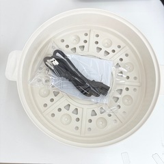 【ドリーム池田】◎ジモティ割7%◎多機能フライパン　直径28.5cm ベージュ　MC305 ファミリー向け【50057】の画像