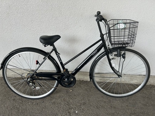 ４J102　シティサイクル２７サイズ　６段オートライト付き　★自転車専門店の中古車です★　【消費税込み・防犯登録６００円込み