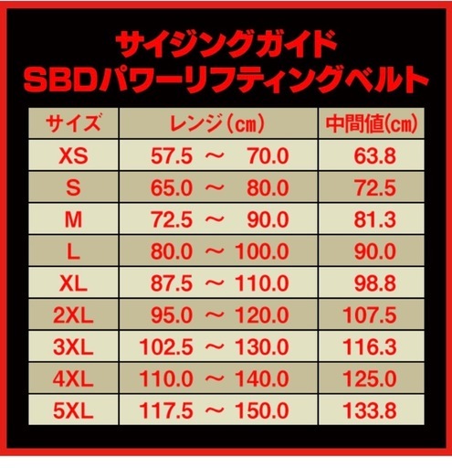 SBDパワーベルト(偽物)厚み10mmXL