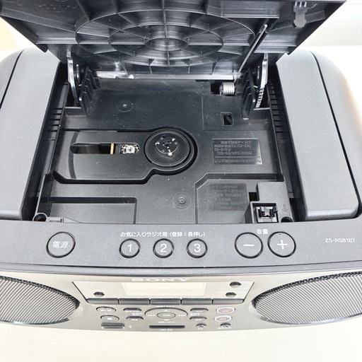 【ドリーム池田】◎ジモティ割7%◎SONY/ソニー「CDラジオ」ZS-RS81BT 2021年製【50156】