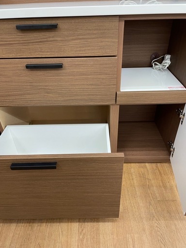 ☆ドリーム荒牧店☆ジモティー割引有☆【クリーニング済み】ニトリ/3枚扉オープンボード/現状販売