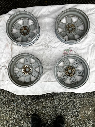 ダイハツ コペン 純正15インチアルミホイール 中古良品
