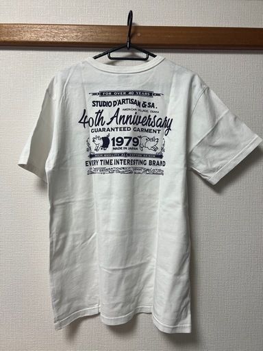 Studio D'Artisan 40周年記念 Tシャツ ホワイト L日本製